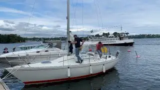 Segling till Fjäderholmarna