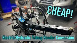 Budget Electric/Hydraulic JD2 Tubing Bender Upgrade | Converting Your Tube Bender To Hydraulic!