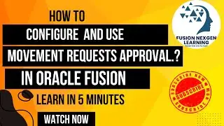 How to configure and use approvals for movement requests.?