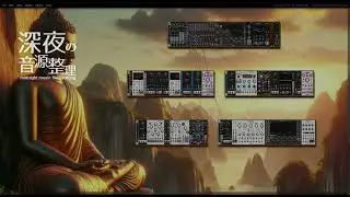 [ 深夜の音源整理 ] Midnight music files sorting 20240829 [ VCV Rack, Bespoke Synth, Pigments, Blockhead ]