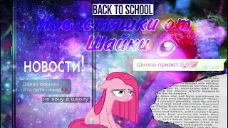 Новостяшки от Шайки\31.08/Back to school✨