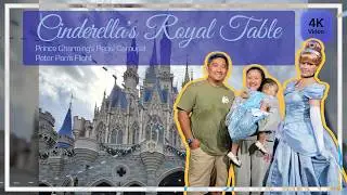 Cinderella's Royal Table - Prince Charming Regal Carousel - Peter Pan's Flight Ride - Dec 2025 4K