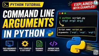 Command Line Arguments in Python Explained | sys.argv Tutorial with Examples
