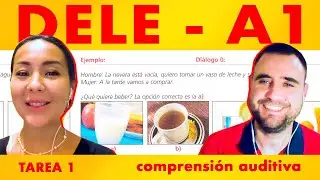 DELE-A1  🇪🇸  Задание аудирование #1 🎧 на понимание услышанного
