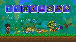 Terraria, But EVERY Boomerang Attacks At The Same Time...