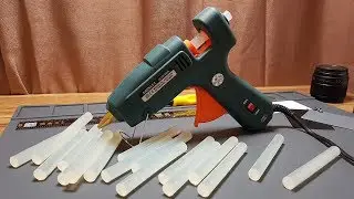 Китайский клеевой пистолет с двумя режимами мощности и килограмм стержней в подарок! TOMTOP