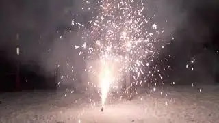 Тест пиротехники на Рождество 2021 года!