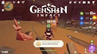 Seven Dish Dance Achievement | 3 Drum Puzzle | Asipattravana Swamp | Genshin Impact