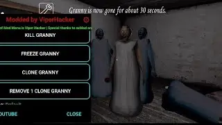 Чит-мод меню для Granny 1.8. Бессмертие, полет, клонирование и многое другое