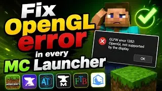 How ro fix OpenGl error in Minecraft
