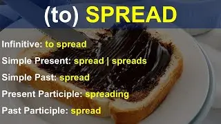 (to) SPREAD | Irregular Verb
