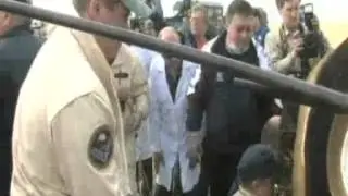April 27, 2012 Kazakhstan_Space crew return to Earth from ISS