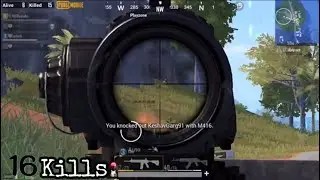 16 KILLS CHICKEN DINNER | PUBG MOBILE