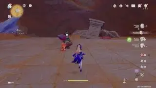 Genshin Impact - vs. Inquitous Baptist world 8 (Ayaka, Fischl, Nahida, Kokomi)