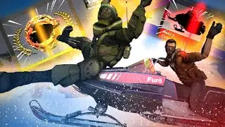 ГАБЕН ПОДАРИЛ СНЕГОХОД В КС ГО  / ПРОХОЖДЕНИЕ КАРТЫ CS:GO / СМЕШНЫЕ МОМЕНТЫ