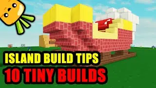 Roblox Island | Building Ideas | 10 Tiny Build Ideas For Beginners