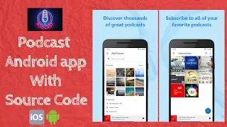 Free Source Code || How to make  podcast app in android studio
