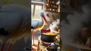 LA CIGÜEÑA Y LA ZORRA #sigueme #viral #yoitubeshorts #video #subscribete