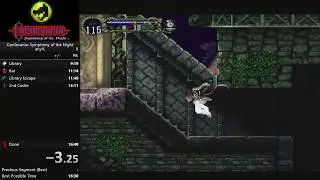 SotN "breakless" Richter Skip setup - for time comparison and research