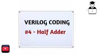 #4 Half adder using Verilog code || Eda playground