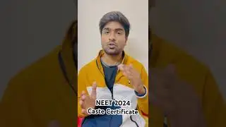 Neet 2024 caste Certificate update#neet2024 #studystudio