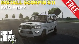 How to Install Mahindra Scorpio in GTA 5 | For FREE 2023