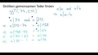 Größten gemeinsamer Teiler finden (mit Grundlage)