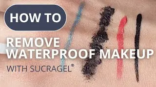 How to remove waterproof make up using Sucragel®