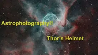 Astrophotography:  Thor's Helmet (18 hours of exposure)!