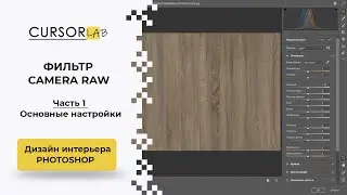 Основные настройки фильтра CAMERA RAW