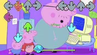 Peppa Pig But It's Friday Night Funkin - Daddy Pig vs Computer