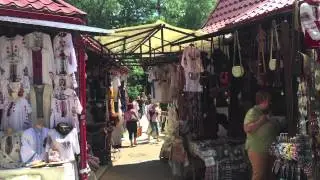 Путешествие в Карпаты.Рынок в Яремче.Часть 1