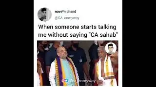 CA Sahab | CA MEMES CA LIFE