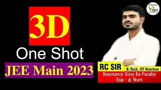 Vector 3D | JEE Main 2023 | IIT | Effective Tyari | Hindi Medium | RC Sir | One Shot