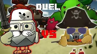 ⚪ДУЭЛЬ С ЧЕРТОМ В ЧИКЕН ГАН!🔴!DUEL IN CHICKEN GUN!