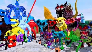 QUIZ BATTLE OF ALL MECHATITAN SMILING CRITTERS - POPPY PLAYTIME CHAPTER 4 In Garry's Mod! #4