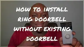 how to install ring doorbell without existing doorbell