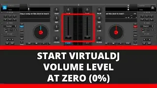 Virtual DJ Tips: [Update] Start VirtualDJ with Default Volume Level Zero (0%)