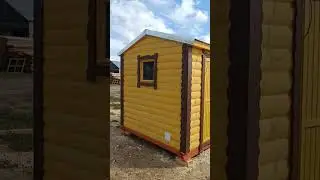 Готовая баня из профилированного бруса 6 метров,под полный ключ. #мобильнаябаня #пбк #готоваябаня