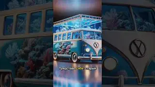 Ретро-аквариум #zhannakutuzova #automobile #сшаблог #жизньвсша #аквариум #рыбки #ретромашины #вегас