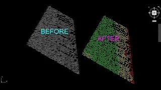 Automatic Sounding Text Value With Marking Color According Depth Range