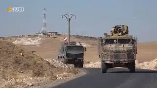 TSK ile Rus Ordusu Ayn-el Arab batısında ortak devriye gerçekleştiriyor.