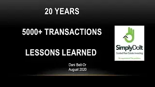 What I've learned in 20+ years | Simply Do It by Dani Beit-Or