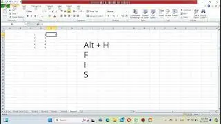 Numbering in Cells. ALT + H F I S .