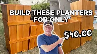 How to make a cheap DIY planter easily