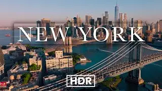 New York City Drone HDR 4k
