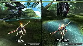 MHGU - Yuzu vs Ryujinx with HD texture mod & Reshade