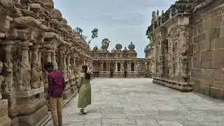 kanchi kailasanathar kovil praharam 👌
