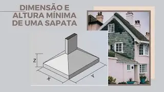 Dimensão mínima e altura mínima de sapata