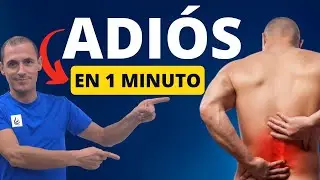 7 Ejercicios de 1 minuto para la LUMBALGIA O DOLOR LUMBAR